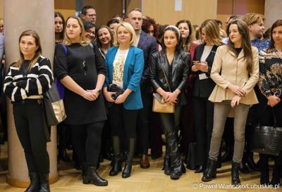 Spotkanie noworoczne z udziałem pracowników Urzędu Marszałkowskiego Województwa Lubuskiego oraz członków Zarządu Województwa