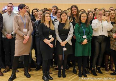 Spotkanie noworoczne z udziałem pracowników Urzędu Marszałkowskiego Województwa Lubuskiego oraz członków Zarządu Województwa