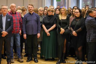 Spotkanie noworoczne z udziałem pracowników Urzędu Marszałkowskiego Województwa Lubuskiego oraz członków Zarządu Województwa
