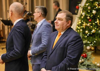 Spotkanie noworoczne z udziałem pracowników Urzędu Marszałkowskiego Województwa Lubuskiego oraz członków Zarządu Województwa