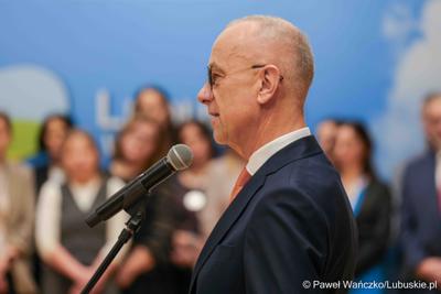 Spotkanie noworoczne z udziałem pracowników Urzędu Marszałkowskiego Województwa Lubuskiego oraz członków Zarządu Województwa