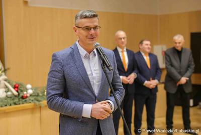 Spotkanie noworoczne z udziałem pracowników Urzędu Marszałkowskiego Województwa Lubuskiego oraz członków Zarządu Województwa