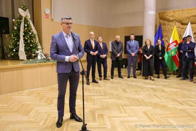 Spotkanie noworoczne z udziałem pracowników Urzędu Marszałkowskiego Województwa Lubuskiego oraz członków Zarządu Województwa