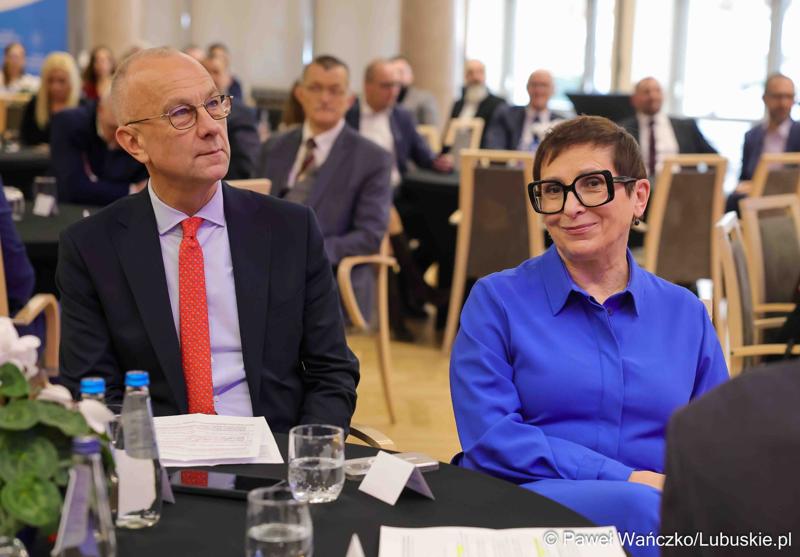 Gospodarcza inauguracja roku 2025 w Sali Kolumnowej Urzędu Marszałkowskiego Województwa Lubuskiego w Zielonej Górze