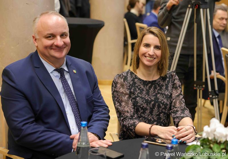 Gospodarcza inauguracja roku 2025 w Sali Kolumnowej Urzędu Marszałkowskiego Województwa Lubuskiego w Zielonej Górze