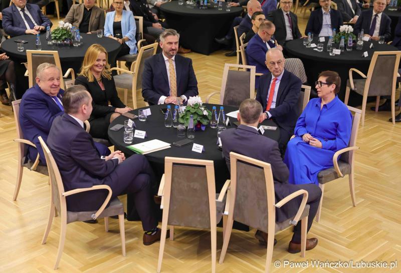 Gospodarcza inauguracja roku 2025 w Sali Kolumnowej Urzędu Marszałkowskiego Województwa Lubuskiego w Zielonej Górze