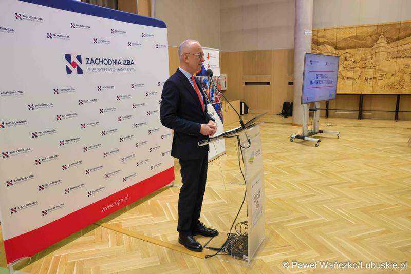 Gospodarcza inauguracja roku 2025 w Sali Kolumnowej Urzędu Marszałkowskiego Województwa Lubuskiego w Zielonej Górze