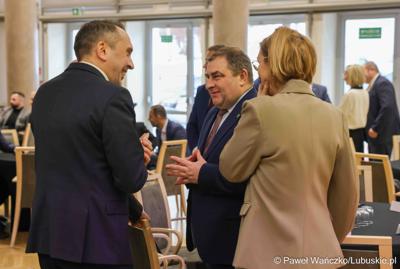 Gospodarcza inauguracja roku 2025 w Sali Kolumnowej Urzędu Marszałkowskiego Województwa Lubuskiego w Zielonej Górze
