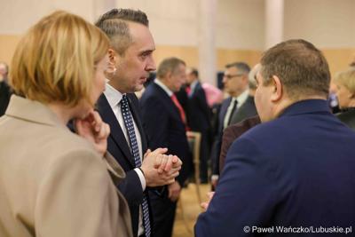 Gospodarcza inauguracja roku 2025 w Sali Kolumnowej Urzędu Marszałkowskiego Województwa Lubuskiego w Zielonej Górze