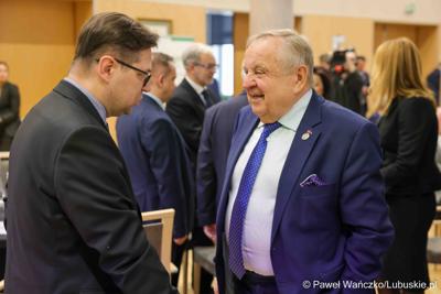 Gospodarcza inauguracja roku 2025 w Sali Kolumnowej Urzędu Marszałkowskiego Województwa Lubuskiego w Zielonej Górze