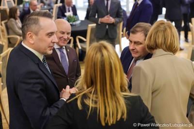 Gospodarcza inauguracja roku 2025 w Sali Kolumnowej Urzędu Marszałkowskiego Województwa Lubuskiego w Zielonej Górze