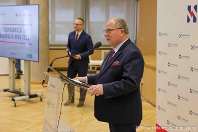 Gospodarcza inauguracja roku 2025 w Sali Kolumnowej Urzędu Marszałkowskiego Województwa Lubuskiego w Zielonej Górze