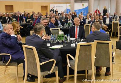 Gospodarcza inauguracja roku 2025 w Sali Kolumnowej Urzędu Marszałkowskiego Województwa Lubuskiego w Zielonej Górze