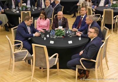 Gospodarcza inauguracja roku 2025 w Sali Kolumnowej Urzędu Marszałkowskiego Województwa Lubuskiego w Zielonej Górze