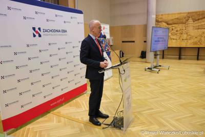 Gospodarcza inauguracja roku 2025 w Sali Kolumnowej Urzędu Marszałkowskiego Województwa Lubuskiego w Zielonej Górze