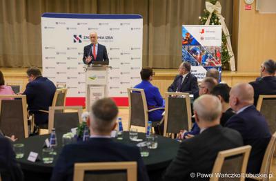 Gospodarcza inauguracja roku 2025 w Sali Kolumnowej Urzędu Marszałkowskiego Województwa Lubuskiego w Zielonej Górze