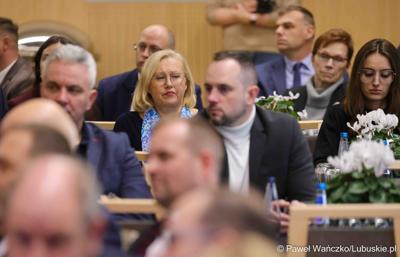 Gospodarcza inauguracja roku 2025 w Sali Kolumnowej Urzędu Marszałkowskiego Województwa Lubuskiego w Zielonej Górze