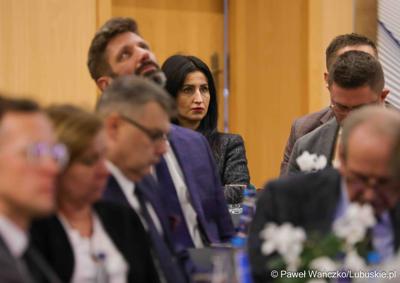 Gospodarcza inauguracja roku 2025 w Sali Kolumnowej Urzędu Marszałkowskiego Województwa Lubuskiego w Zielonej Górze