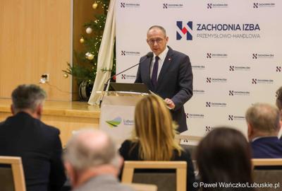 Gospodarcza inauguracja roku 2025 w Sali Kolumnowej Urzędu Marszałkowskiego Województwa Lubuskiego w Zielonej Górze
