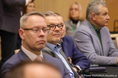 Gospodarcza inauguracja roku 2025 w Sali Kolumnowej Urzędu Marszałkowskiego Województwa Lubuskiego w Zielonej Górze