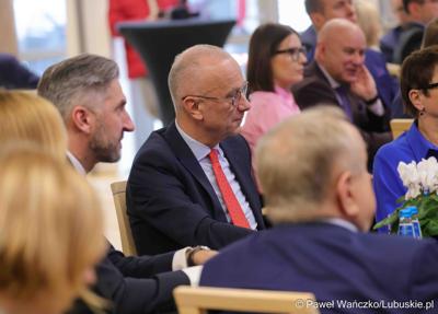 Gospodarcza inauguracja roku 2025 w Sali Kolumnowej Urzędu Marszałkowskiego Województwa Lubuskiego w Zielonej Górze