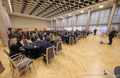 Gospodarcza inauguracja roku 2025 w Sali Kolumnowej Urzędu Marszałkowskiego Województwa Lubuskiego w Zielonej Górze