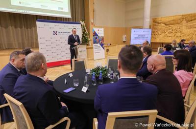 Gospodarcza inauguracja roku 2025 w Sali Kolumnowej Urzędu Marszałkowskiego Województwa Lubuskiego w Zielonej Górze