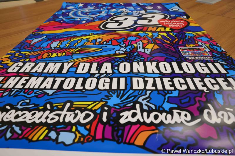 Plakat 33. Finału Wielkiej Orkiestry Świątecznej Pomocy