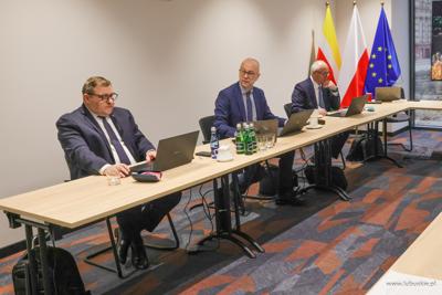 Zarząd Województwa Lubuskiego - Zarząd WL (od lewej Grzegorz Potęga, Marcin Jabłoński, Zbigniew Kołodziej)