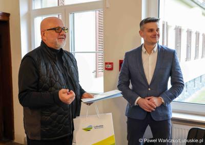 Spotkanie wicemarszałka województwa lubuskiego Sebastiana Ciemnoczołowskiego z przedstawicielami lubuskich jednostek ochrony zdrowia.