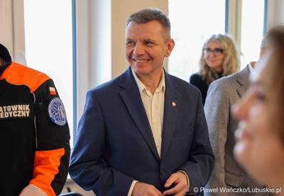 Spotkanie wicemarszałka województwa lubuskiego Sebastiana Ciemnoczołowskiego z przedstawicielami lubuskich jednostek ochrony zdrowia.