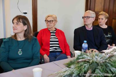 Spotkanie wicemarszałka województwa lubuskiego Sebastiana Ciemnoczołowskiego z przedstawicielami lubuskich jednostek ochrony zdrowia.