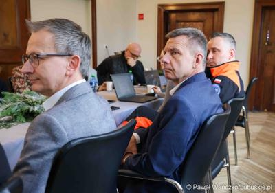 Spotkanie wicemarszałka województwa lubuskiego Sebastiana Ciemnoczołowskiego z przedstawicielami lubuskich jednostek ochrony zdrowia.