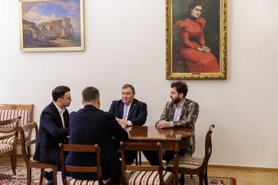 Wicemarszałek województwa lubuskiego Grzegorz Potęga spotkał się w Ministerstwie Kultury i Dziedzictwa Narodowego z wiceministrem Maciejem Wróblem