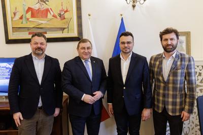 Wicemarszałek województwa lubuskiego Grzegorz Potęga spotkał się w Ministerstwie Kultury i Dziedzictwa Narodowego z wiceministrem Maciejem Wróblem