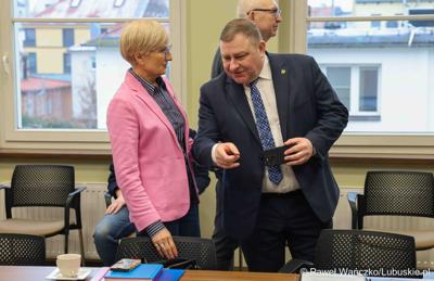 Wicemarszałek Województwa Lubuskiego Grzegorz Potęga na Konwencie Starostów Województwa Lubuskiego w Nowej Soli