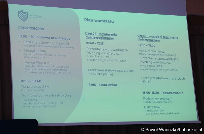 Regionalny panel ekspercki, w Urzędzie Marszałkowskim w Zielonej Górze, dot. projektu Zintegrowana Sieć Kolejowa