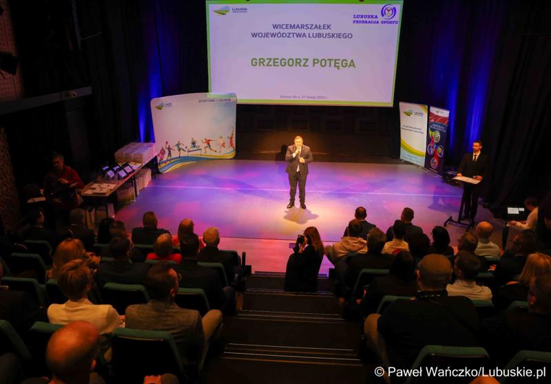 Uroczystość wręczenia stypendiów sportowych Marszałka Województwa Lubuskiego oraz podsumowania współzawodnictwa sportowego za 2024 r.