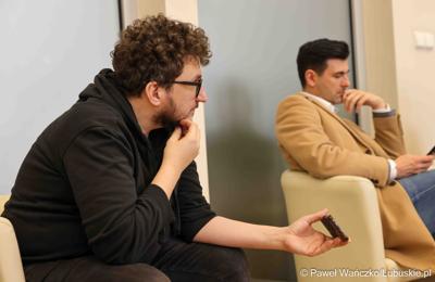 Uczestnicy konferencji prasowej poświęconej sektorowi badań kosmicznych