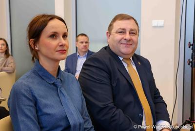 Uczestnicy konferencji prasowej na temat zbliżającego się XV Lubuskiego Kongresu Kobiet 