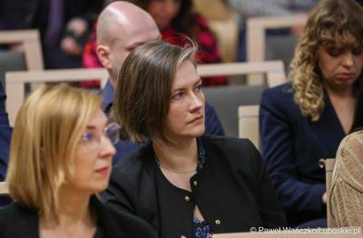 Uczestnicy debaty nt. strategii turystycznej dla województwa lubuskiego, w Urzędzie Marszałkowskim Województwa Lubuskiego w Zielonej Górze 