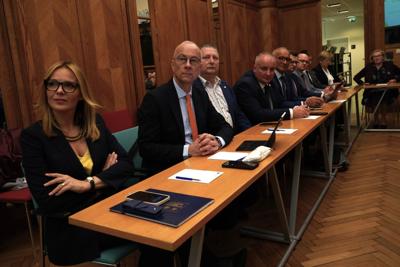 Wizyta studyjna radnych Województwa Lubuskiego w Brukseli. 19 marca 2025 r - Seminarium informacyjne o UE w Residence Palace. 