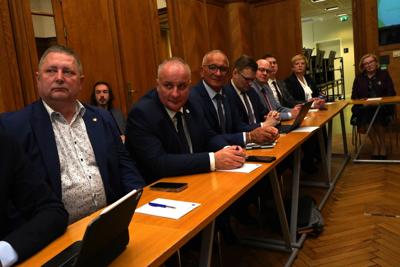 Wizyta studyjna radnych Województwa Lubuskiego w Brukseli. 19 marca 2025 r - Seminarium informacyjne o UE w Residence Palace. 