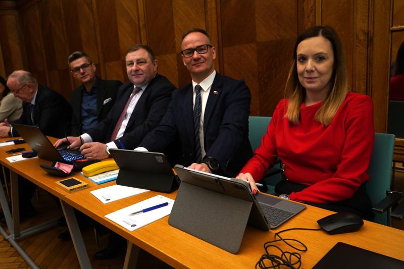 Wizyta studyjna radnych Województwa Lubuskiego w Brukseli. 19 marca 2025 r - Seminarium informacyjne o UE w Residence Palace.