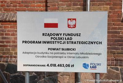Otwarcie nowego skrzydła Młodzieżowego Ośrodka Socjoterapii w Ośnie Lubuskim