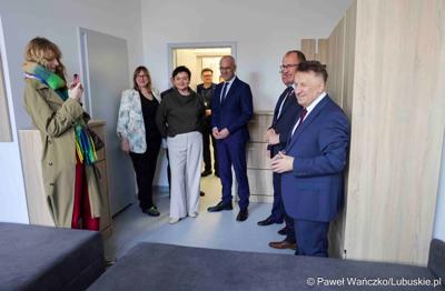 Otwarcie nowego skrzydła Młodzieżowego Ośrodka Socjoterapii w Ośnie Lubuskim