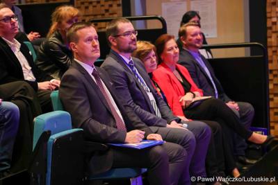 Uczestnicy konferencji pn. Wczesna edukacja w dobie zmian - potrzeby i oczekiwania  XXI wieku, w Centrum Kreatywnej Kultury w Regionalnym Centrum Animacji Kultury w Zielonej Górze