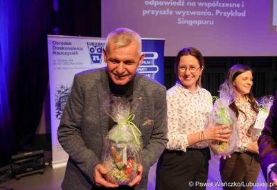 Uczestnicy konferencji pn. Wczesna edukacja w dobie zmian - potrzeby i oczekiwania  XXI wieku, w Centrum Kreatywnej Kultury w Regionalnym Centrum Animacji Kultury w Zielonej Górze