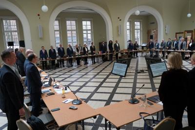 27 marca 2025 r. w Krakowie, w Sali Polskiej Oddziału Okręgowego Narodowego Banku Polskiego, zorganizowano 44. posiedzenie Komitetu ds. Współpracy Przygranicznej Polsko-Niemieckiej Komisji Międzyrządowej ds. Współpracy Regionalnej i Przygranicznej. 