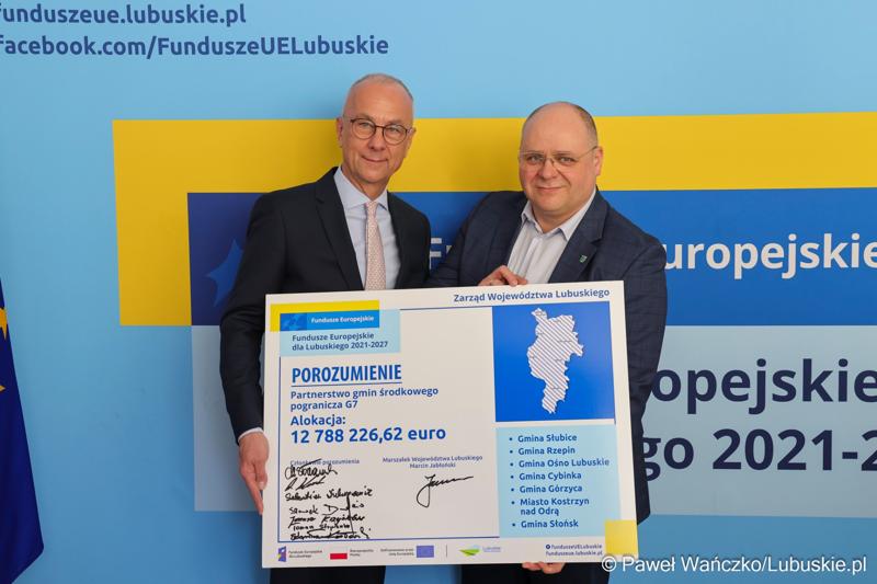 Podpisanie porozumienia z samorządami tworzącymi Partnerstwo Gmin Środkowego Pogranicza G7